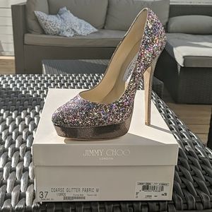Jimmy Choo Glitter Pumps